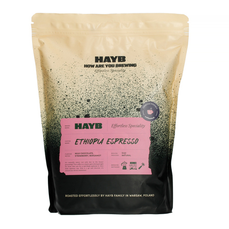 HAYB Ethiopia Natural Espresso 1kg kava