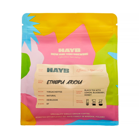 HAYB Ethiopia Aricha Natural Filter kava u zrnu