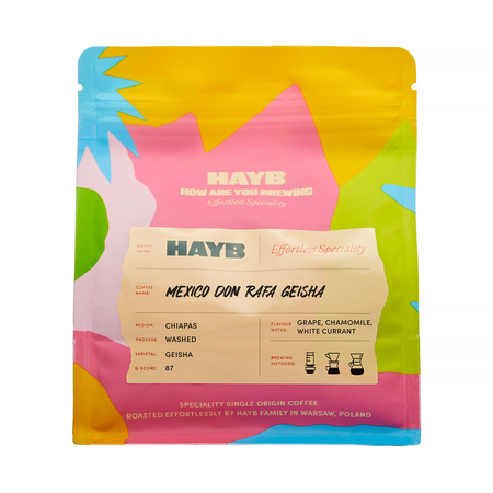 HAYB Mexico Don Rafa Geisha Washed Filter kava