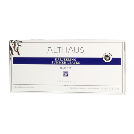 Althaus - Darjeeling Summer Leaves - 15 Large Tea Bags