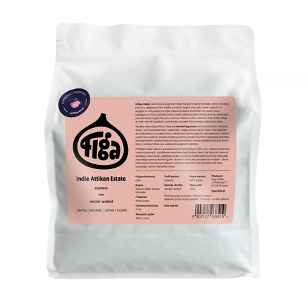 Figa Coffee - India Attikan Estate Aerobic Washed Espresso 1 kg