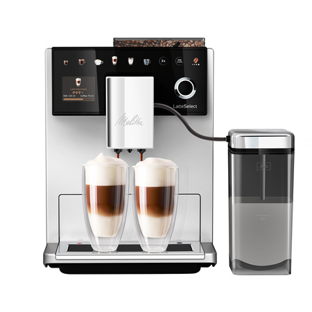 Melitta - LatteSelect Facelift Mat Srebrna / Crna