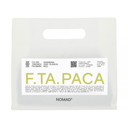 Nomad Coffee - Tanzania Acacia Hills Pacamara Washed Filter