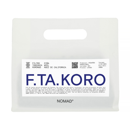 Nomad Coffee - Tanzania Korongo Washed Filter 250 g