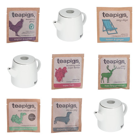 Teapigs Tea Set + 3 Teapots