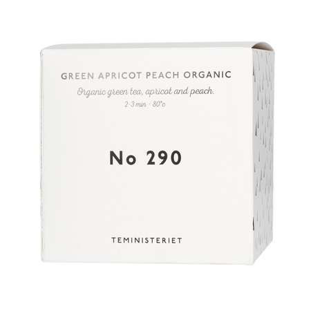 Teministeriet - 290 Green Apricot Peach Organic - Loose Tea 100g - Refill