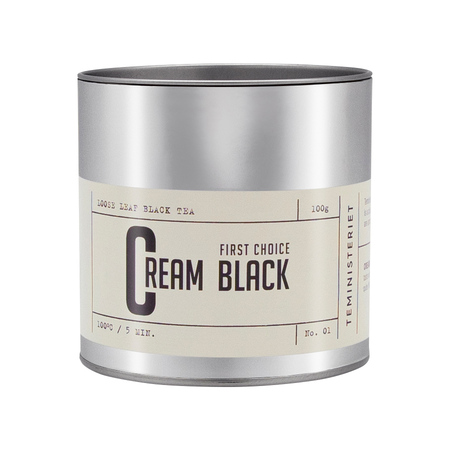 Teministeriet - First Choice Cream Black No. 1 - Loose Tea 100g