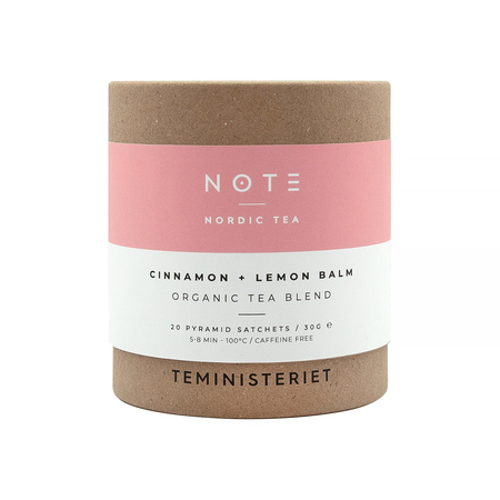 Teministeriet - NOTE Cinnamon Lemon Balm Organic - 20 Tea Bags