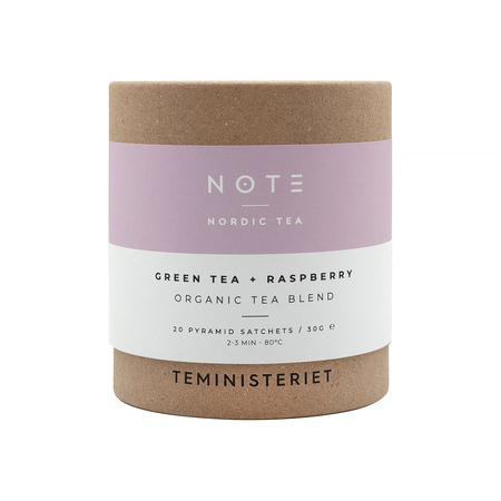 Teministeriet - NOTE Green Tea Raspberry Organic - 20 Tea Bags