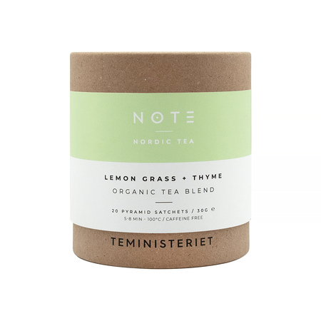 Teministeriet - NOTE Lemongrass Thyme Organic - 20 Tea Bags