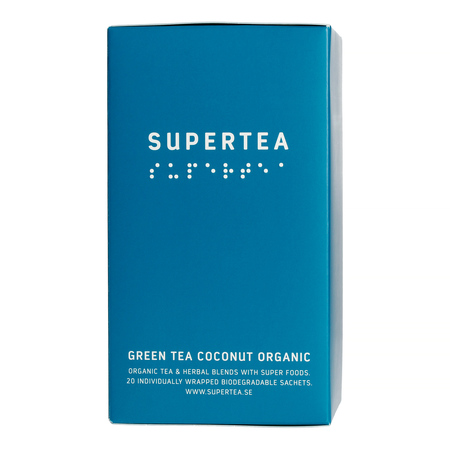 Teministeriet - Supertea Green Tea Coconut Organic