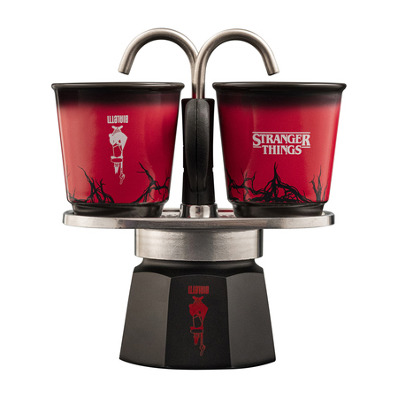 Bialetti – Stranger Things Mini Express 2tz + 2 šalice 90 ml – termokromatski print