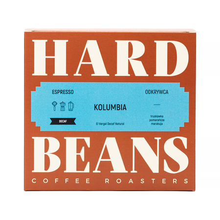 Hard Beans - Kolumbija El Vergel Natural Dekaf Espresso 250g