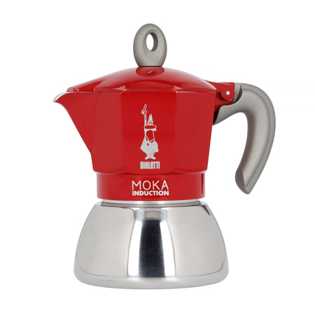 Bialetti New Moka Indukcija 4 tz Crvena