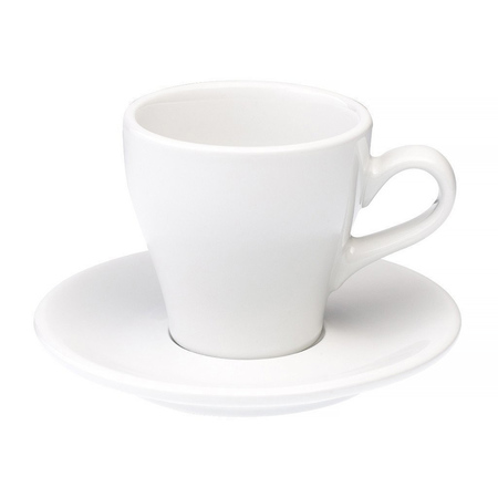 Loveramics Tulip - Šalica i tanjurić - Cappuccino 180 ml - Bijela