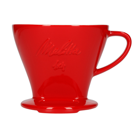 Melitta - Porculanski Dripper za Kavu 1x4 - Crveni