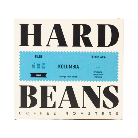 Hard Beans – Colombia El Vergel Natural Decaf Filter 250g