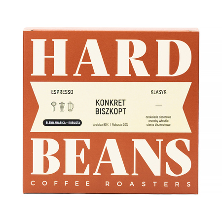 Hard Beans – KONKRET BISCUIT Espresso 250 g