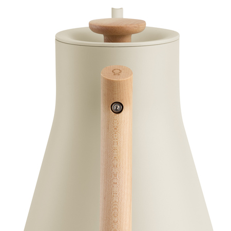 Fellow Stagg EKG PRO Electric Pour Over Kettle Sesame with wood handle 900 ml