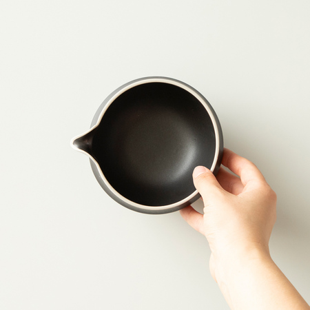 ORIGAMI Katakuchi Matcha Bowl 540ml Black