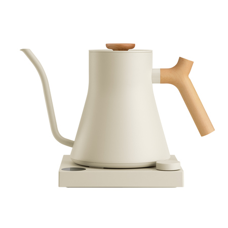 Fellow Stagg EKG PRO Electric Pour Over Kettle Sesame with wood handle 900 ml